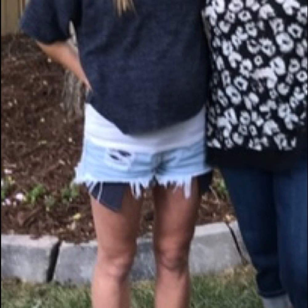 PinkBlush Maternity Jean Shorts, LIVED in these during the summer